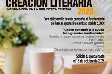 Ayudas para la creación literaria en Illescas 2.026