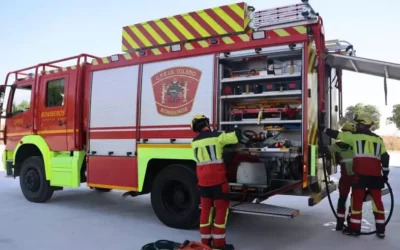 Un herido en un incendio en una fabrica de Illescas que ya ha sido sofocado