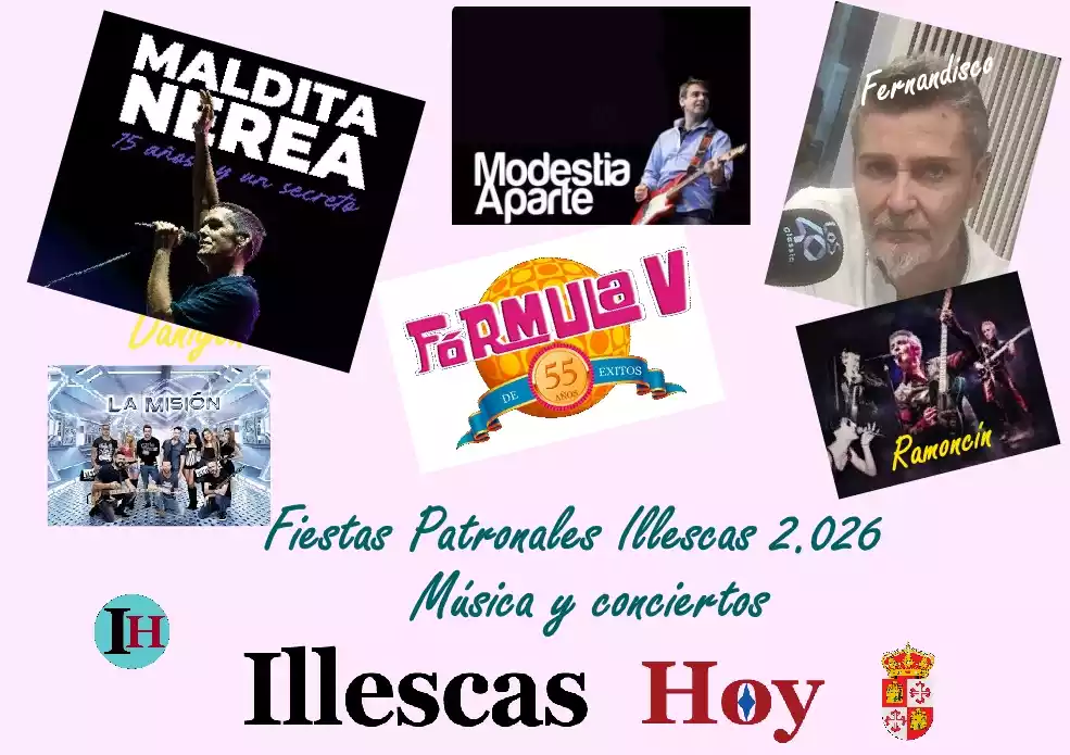 Actuaciones fiestas Illescas 2026